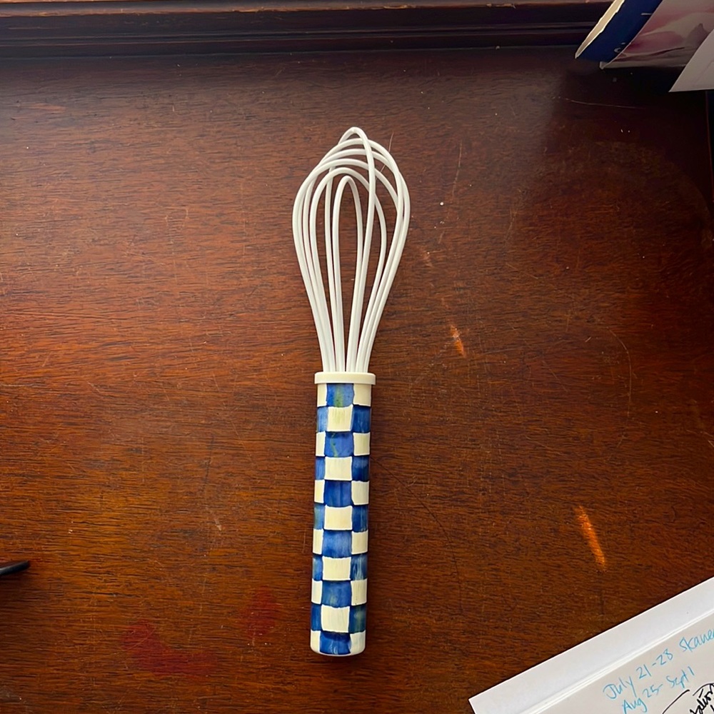 Mackenzie-Childs Courtly Check Small Whisk